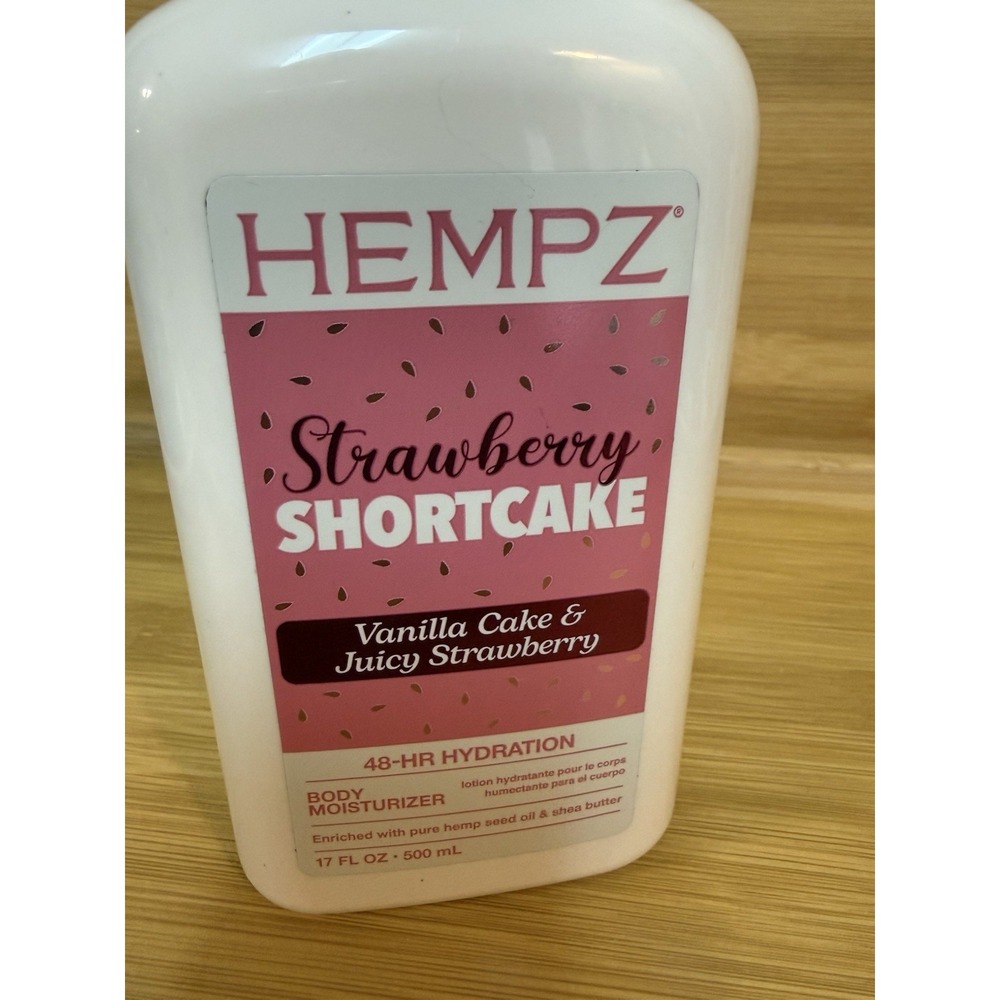 NEW Hempz Strawberry Shortcake 48 Hydration Moisturizer Limited‎ Edition-NEW - Picture 4 of 5